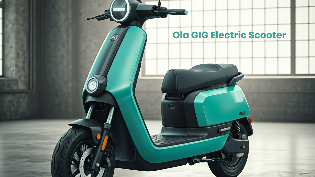 Ola GIG Electric Scooter: A Stylish Redesign Powered by Smart Technology